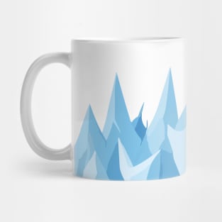 Winter landscape. Snow and ice Mug